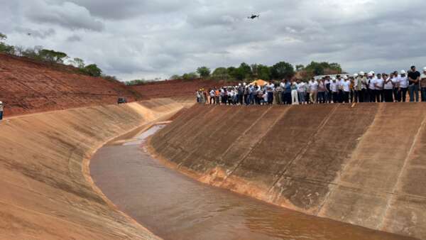 Com 91% de execução, Cinturão das Águas avança como maior obra de transferência hídrica estadual do Brasil
