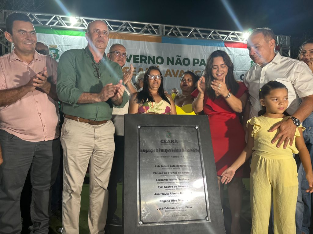 Cogerh e Secretaria dos Recursos Hídricos inauguram Passagem Molhada em Acaraú