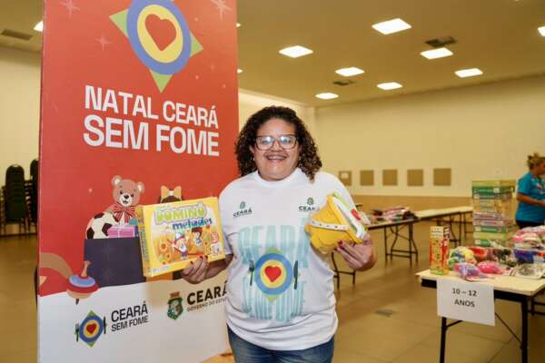 Campanha Natal Ceará Sem Fome inicia arrecadação e triagem de brinquedos no Centro de Eventos