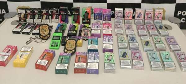 Polícia Civil prende homem que comercializava cigarros eletrônicos em Limoeiro do Norte
