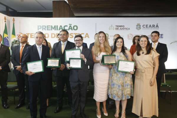 Governo do Ceará premia órgãos de segurança e justiça por desempenho no programa Tempo de Justiça