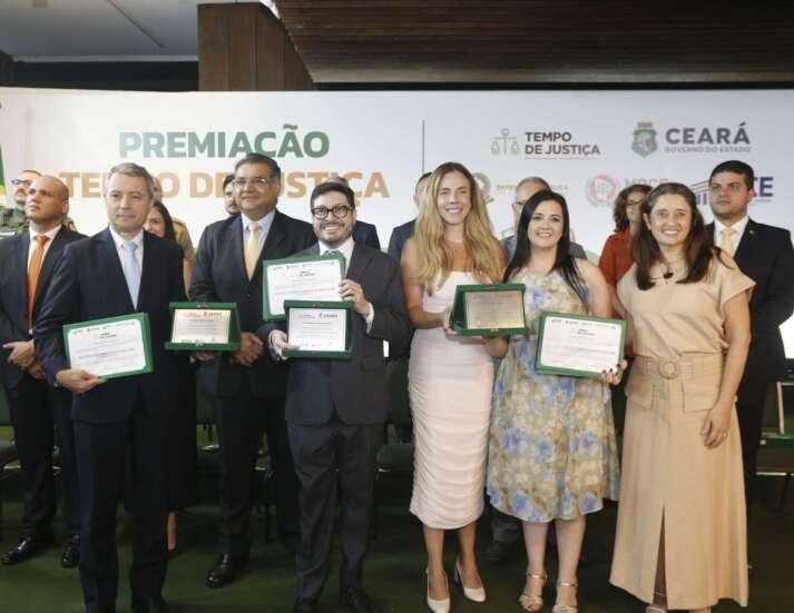 Governo do Ceará premia órgãos de segurança e justiça por desempenho no programa Tempo de Justiça