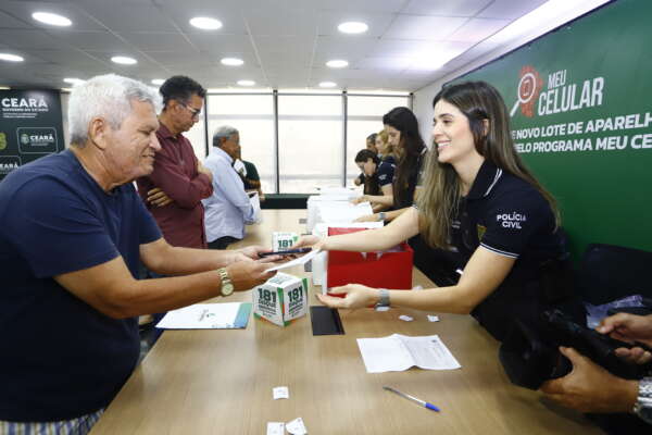 Meu Celular: mais de 13 mil celulares já foram recuperados pelas Forças de Segurança do Ceará