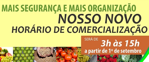 Ceasa/CE dispõe de novo horário de funcionamento a partir da madrugada de 1º de setembro.