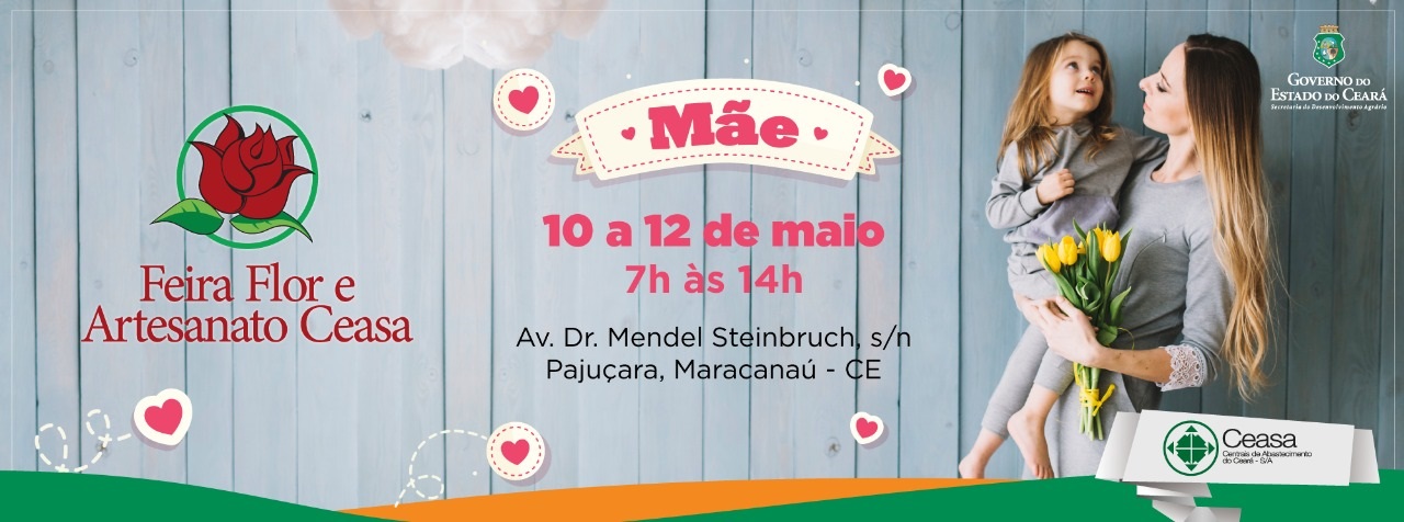 Ceasa/CE promove feira de flores e artesanato em homenagem às mães