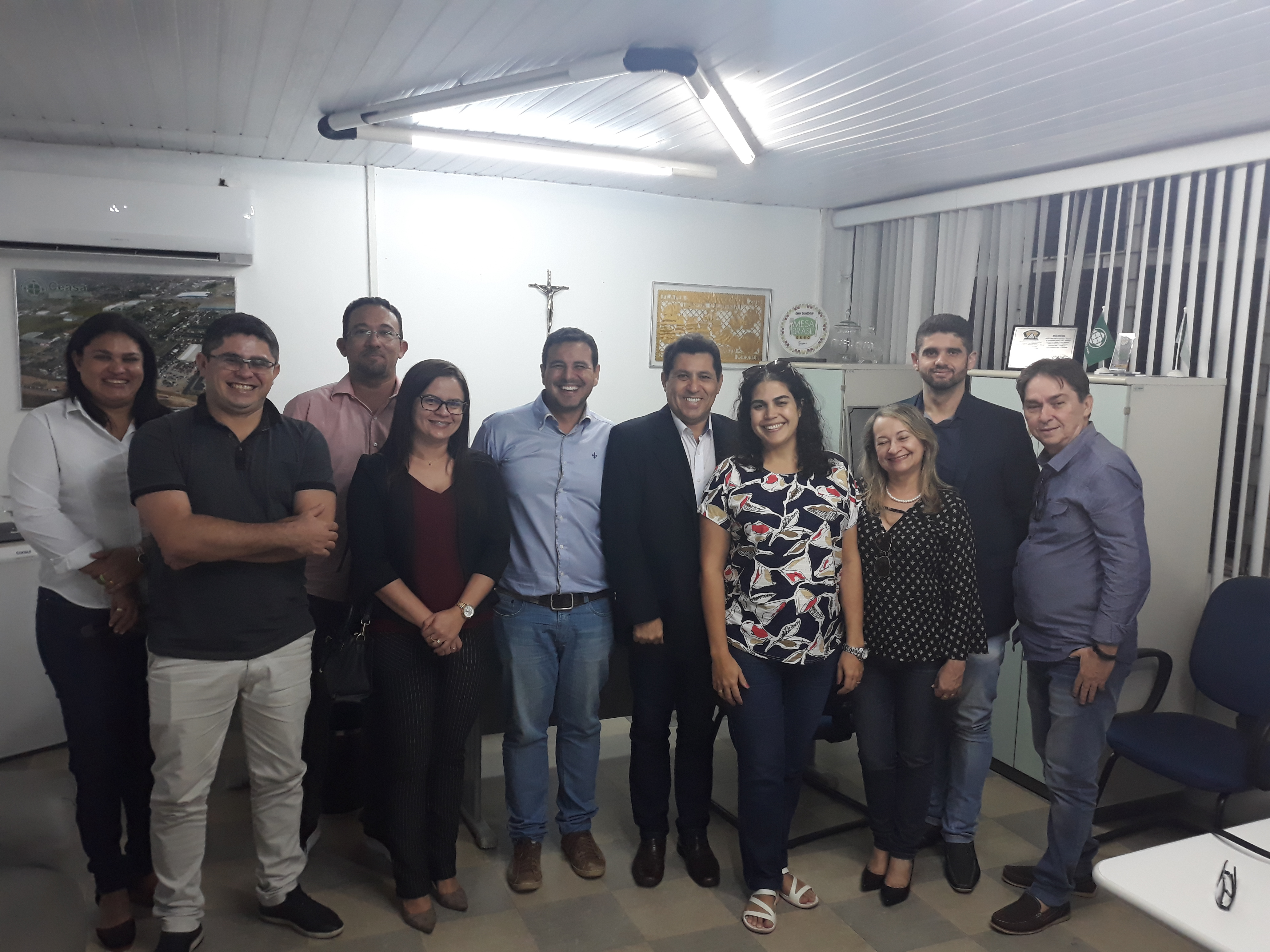 Presidente da Ceasa-CE recebe comitiva da Sagrima em Maracanaú