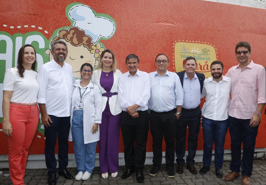 Ministro Wellington Dias e governador Elmano de Freitas visitam o Mais Nutrição na Ceasa-CE