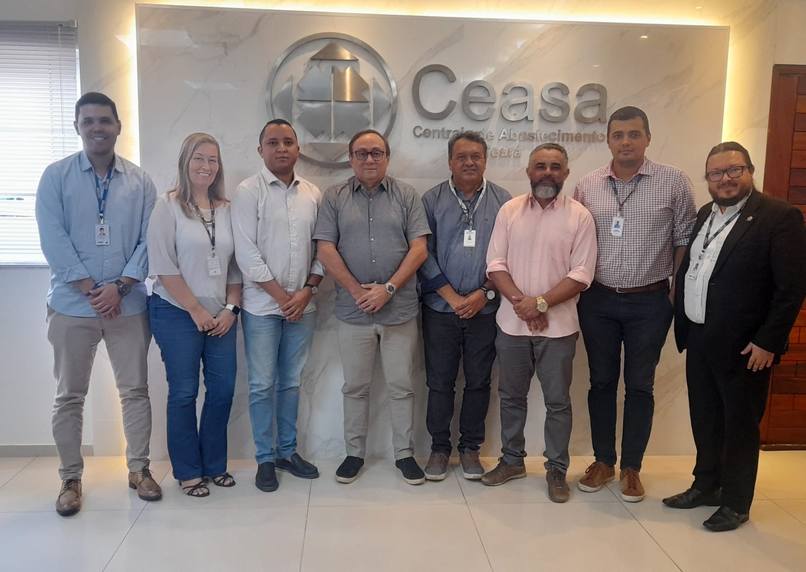 Presidente da Ceasa-CE recebe comitiva da SDE da Bahia