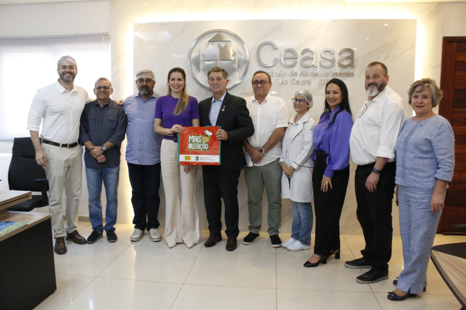 Prefeito de Florianópolis visita o Mais Nutrição