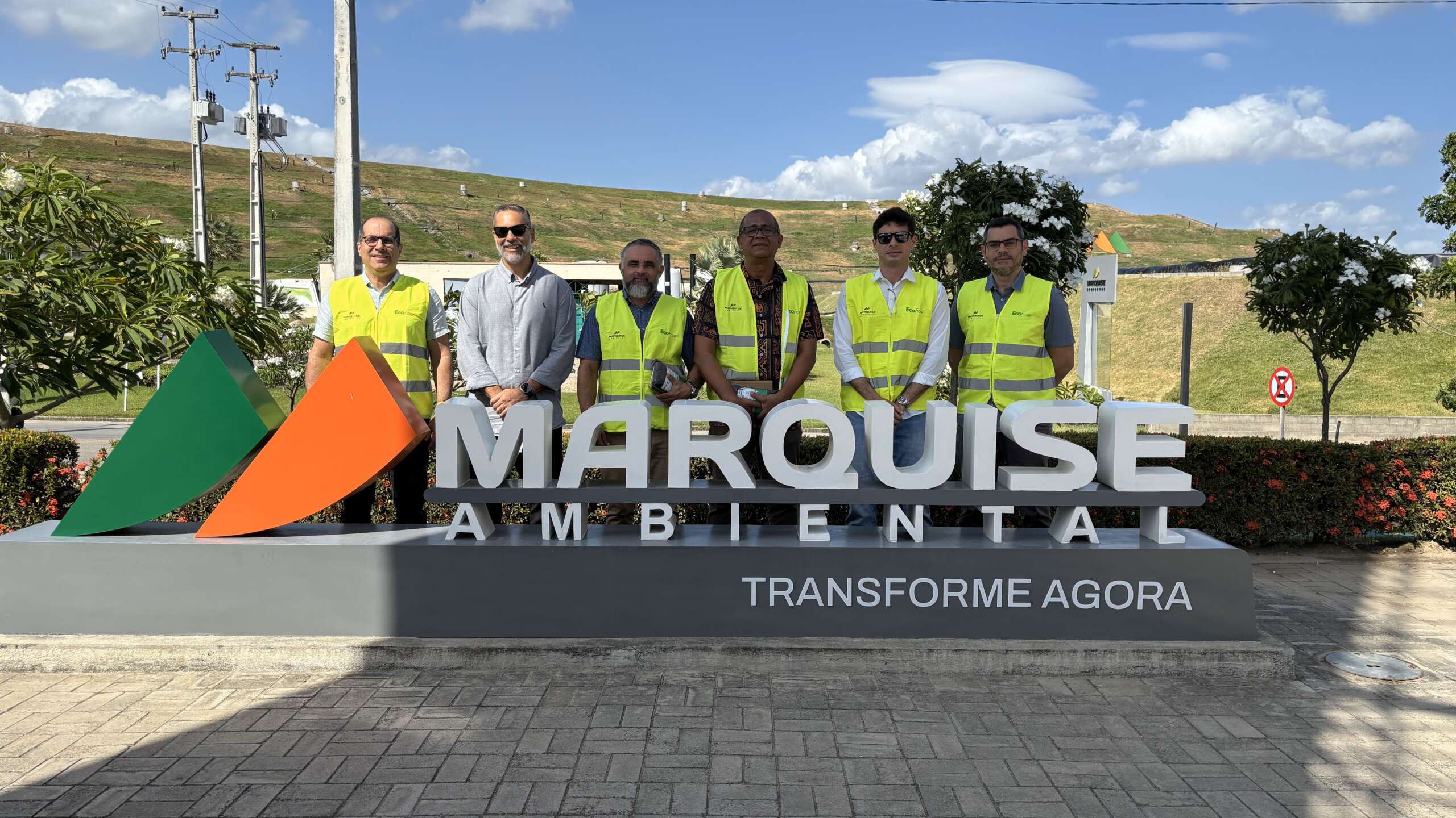 Ceasa -CE visita aterro sanitário da Marquise Ambiental em Caucaia