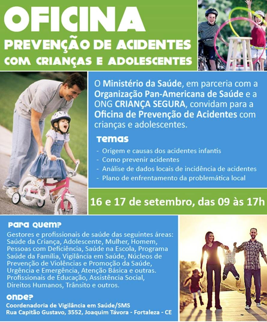 Oficina – Prevenção de Acidentes com Crianças e Adolescentes