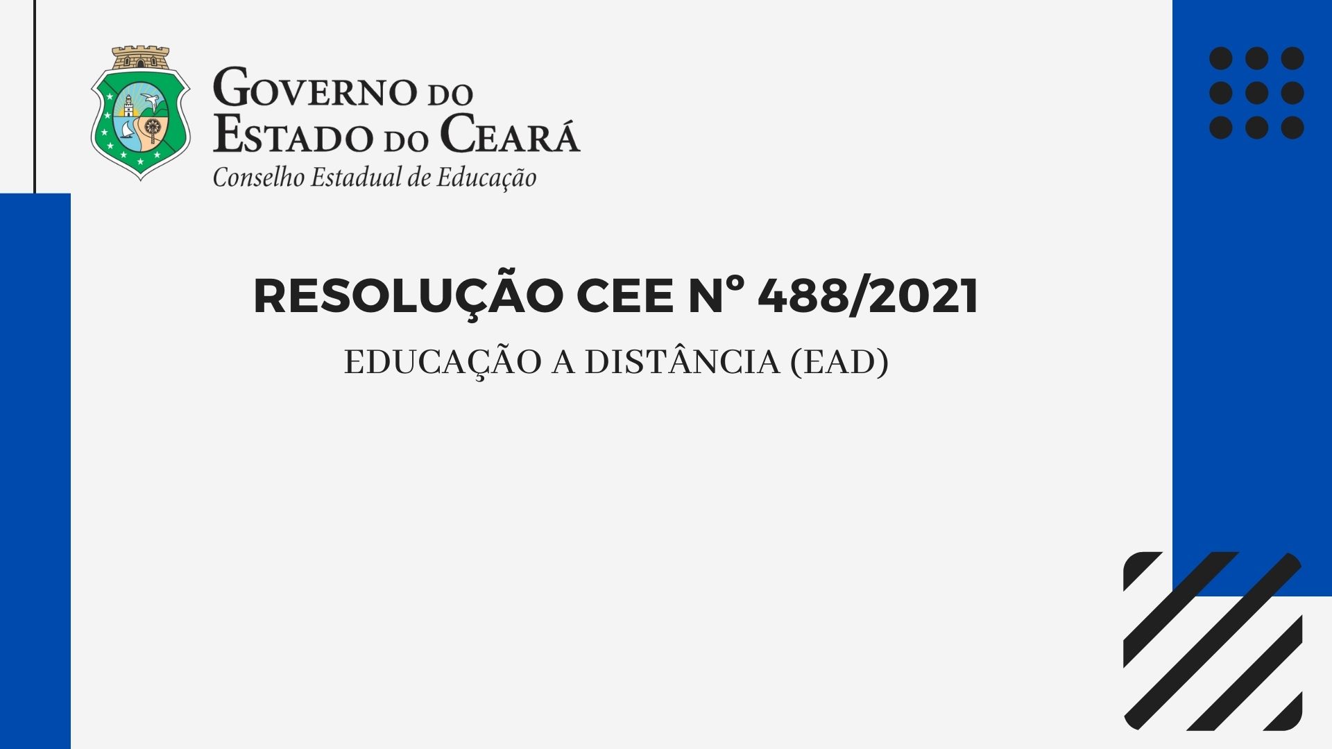 CEE normatiza EaD para o Sistema de Ensino do Estado do Ceará