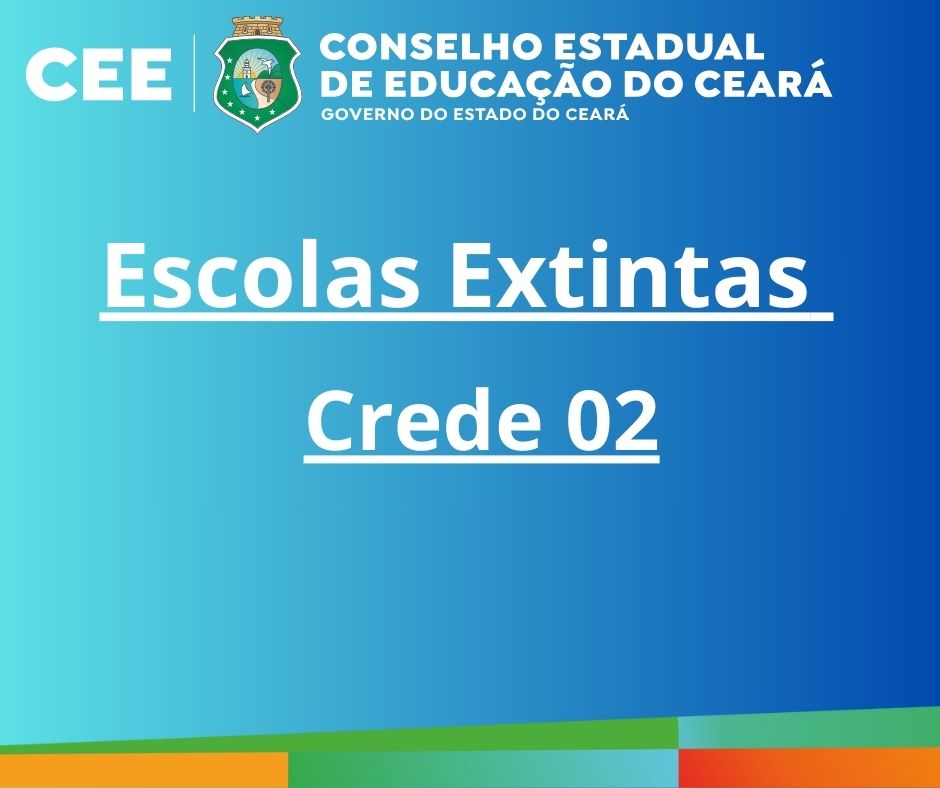 Escolas extintas – Crede 03