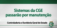 Equipamentos de TI da CGE passarão por manutenção
