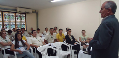 Central de atendimento recebe palestra do Programa de Gestão Compartilhada de Pessoas