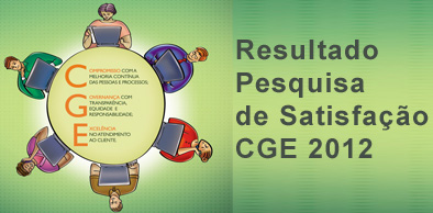 CGE divulga resultado de pesquisa de satisfação 2012