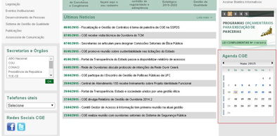 CGE passa a divulgar agenda de compromissos do órgão