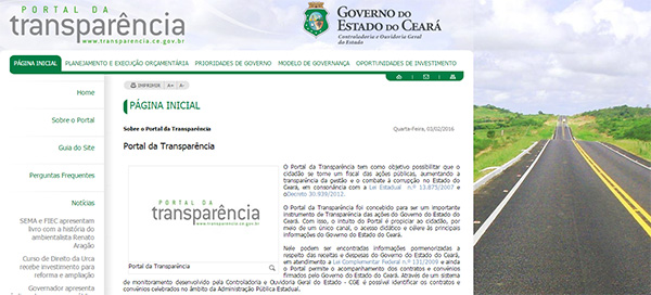Portal da Transparência divulga números de acesso no mês de janeiro