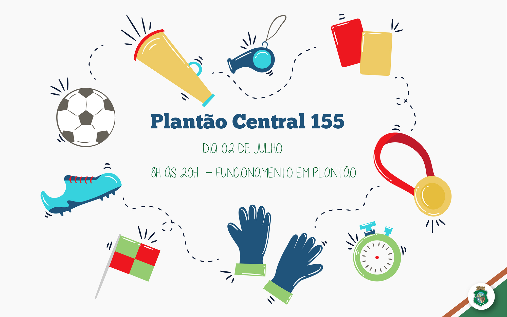 Central 155 funcionará em regime de plantão nesta segunda-feira (02)