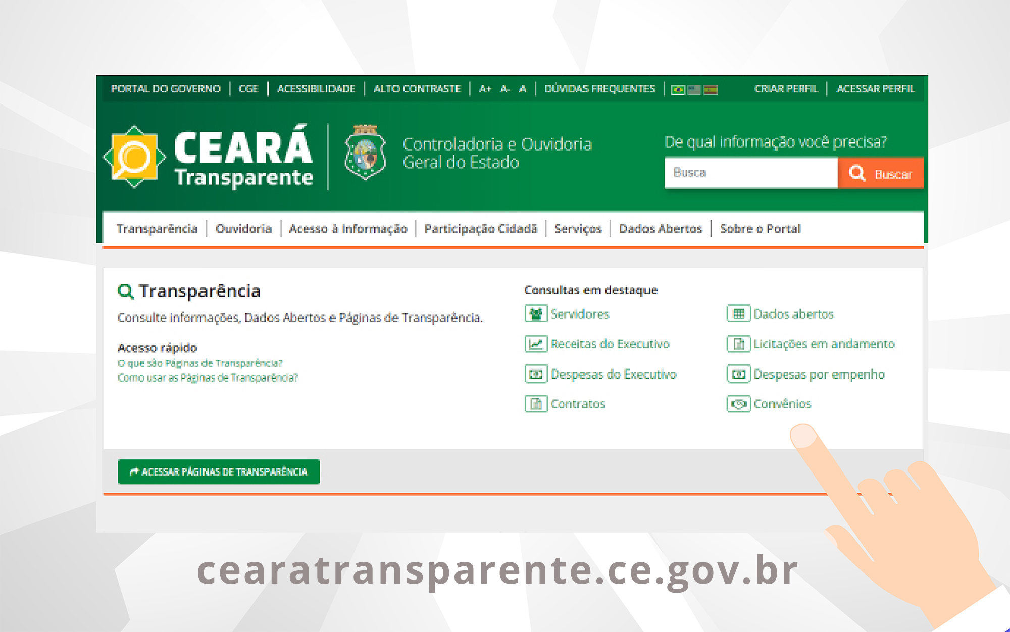 Ceará Transparente é um dos destaques em reportagem da revista Conjuntura Econômica