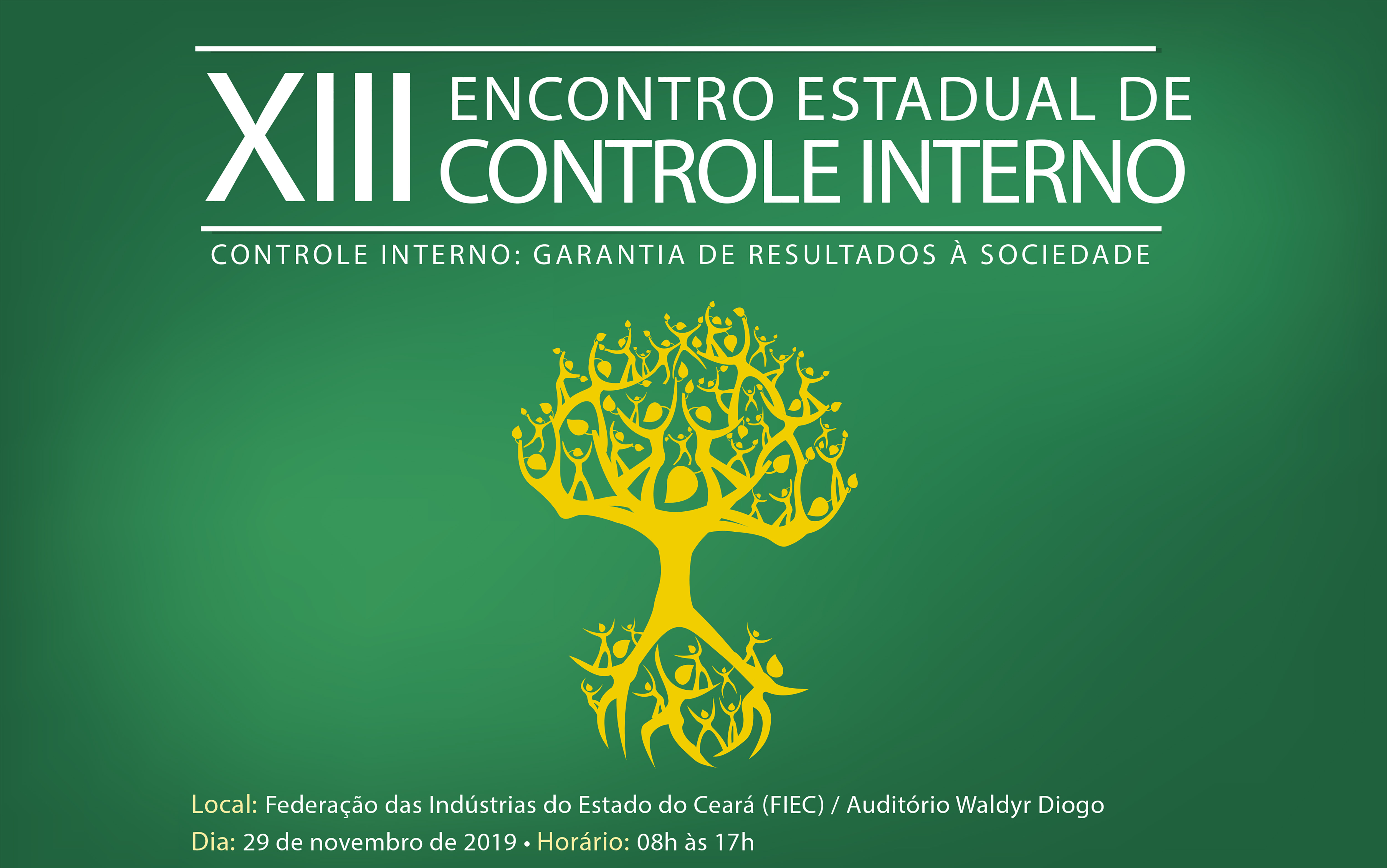 XIII Encontro Estadual abordará resultados da atividade de Controle Interno à sociedade
