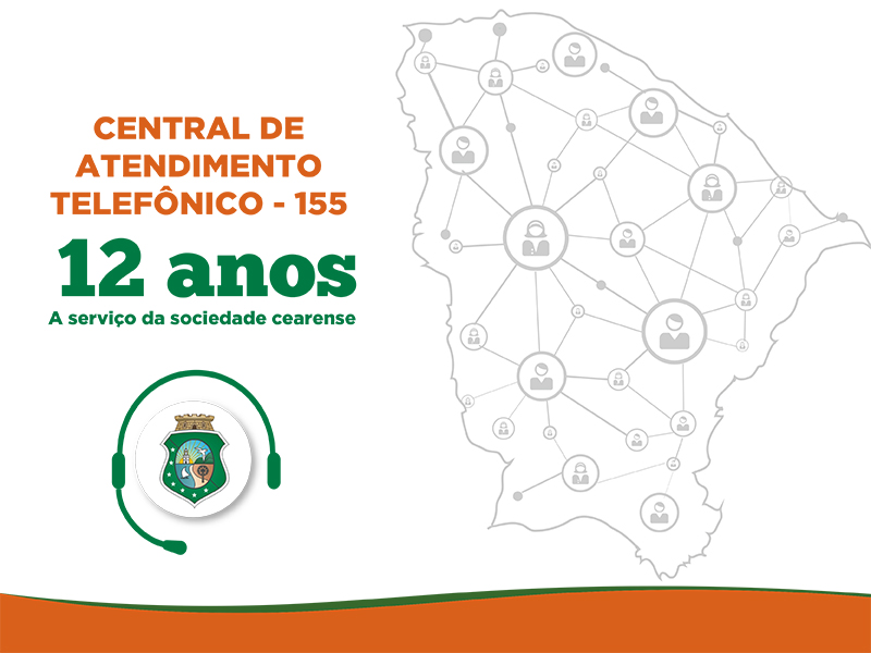 Central 155 comemora 12 anos como um dos principais instrumentos de cidadania do Estado do Ceará