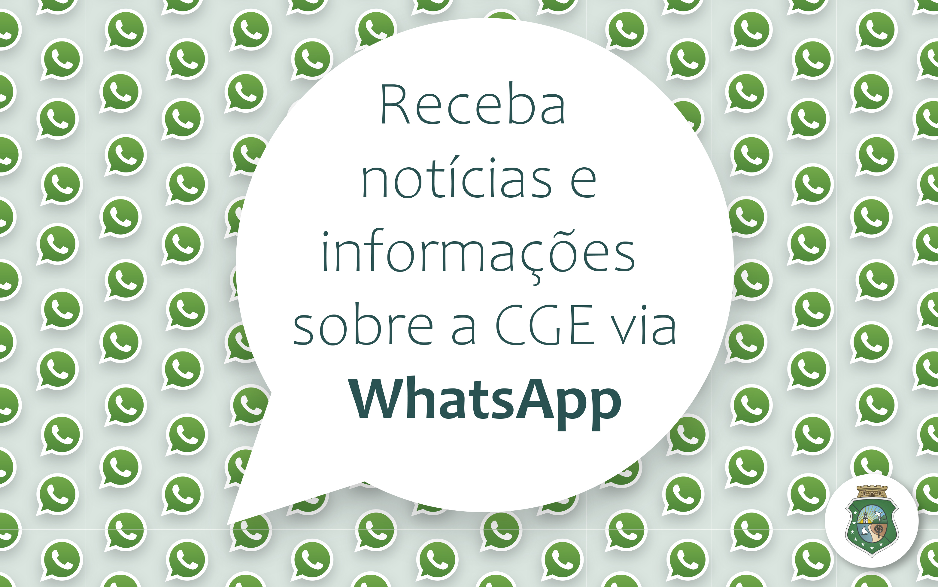 CGE disponibiliza lista de transmissão via WhatsApp para divulgar notícias e informações do órgão