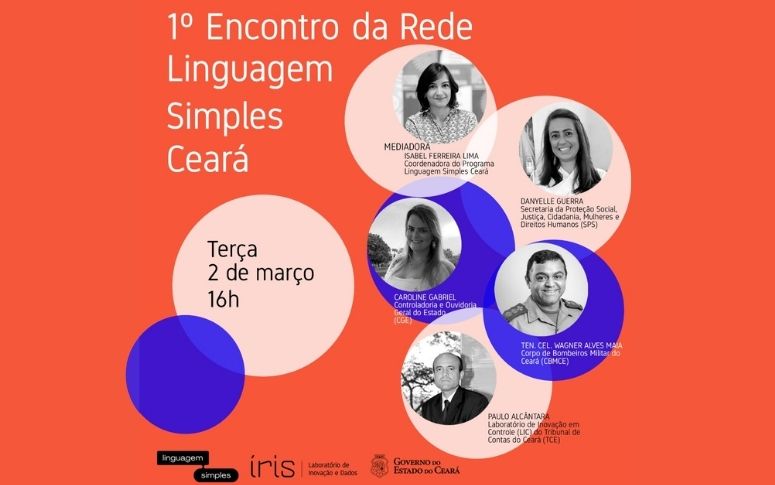 CGE participa de encontro on-line para apresentar experiências de Linguagem Simples no Ceará