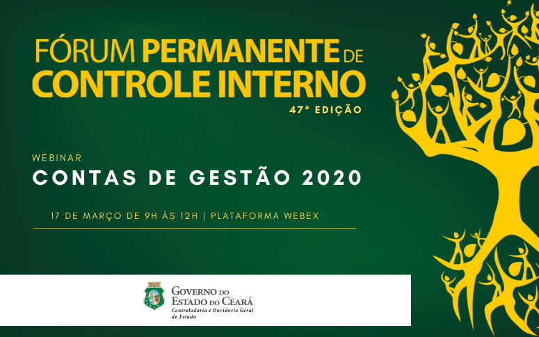 Estão abertas as inscrições para o 47º Fórum Permanente de Controle Interno