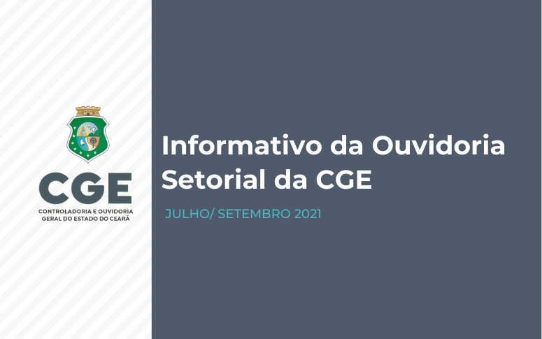 Ouvidoria setorial da CGE registra 103 manifestações no último trimestre