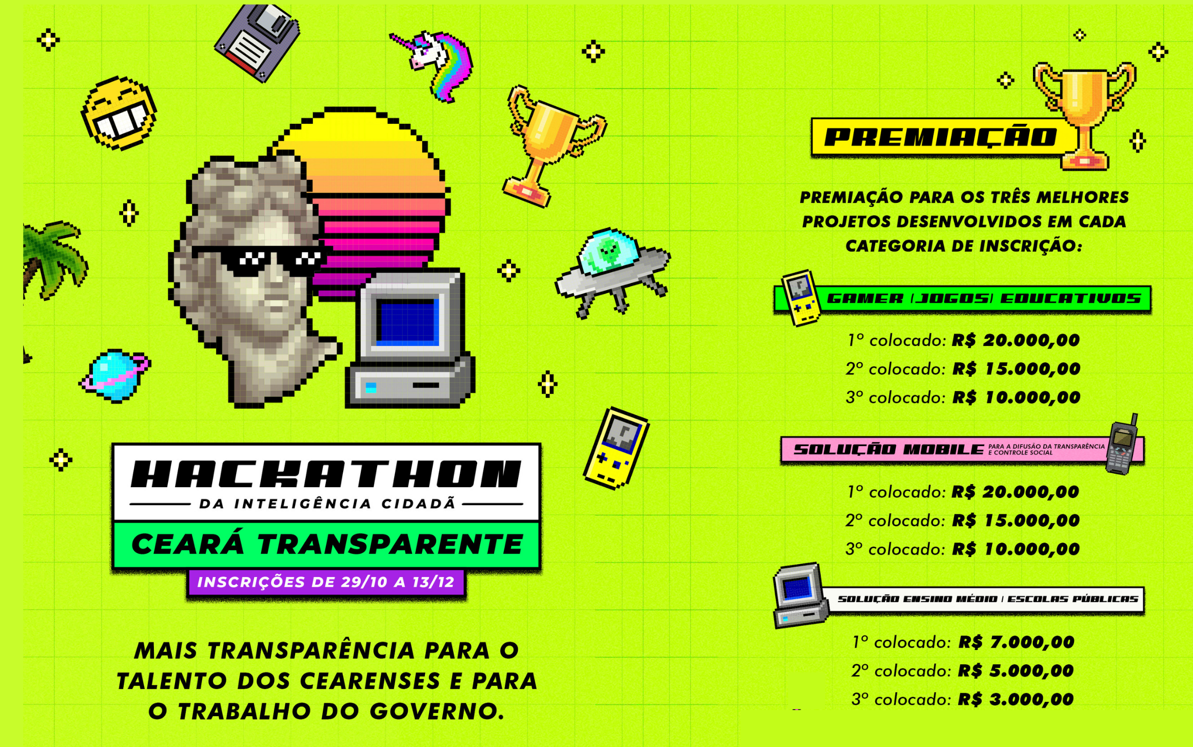 Inscrições para o Hackathon da Inteligência Cidadã seguem até o dia 13 de dezembro