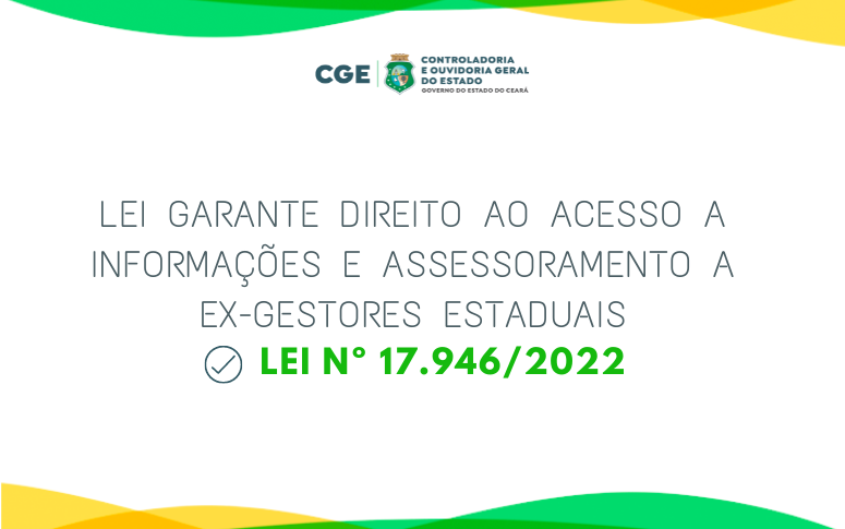 Lei garante direito ao acesso a informações e assessoramento a ex-gestores estaduais