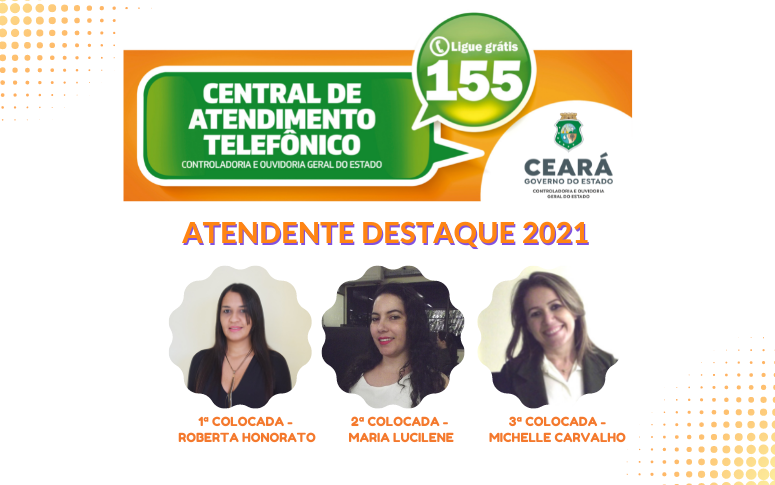 Avaliação aponta atendentes da Central 155 que mais se destacaram em 2021