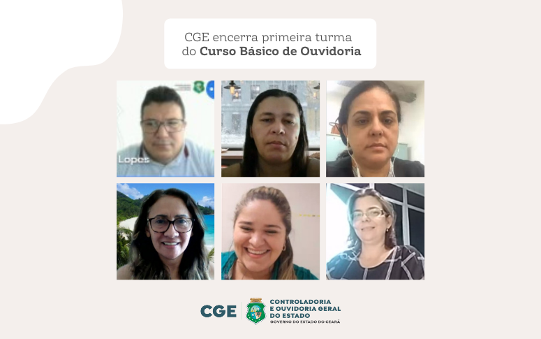 CGE encerra primeira turma do Curso Básico de Ouvidoria de 2022