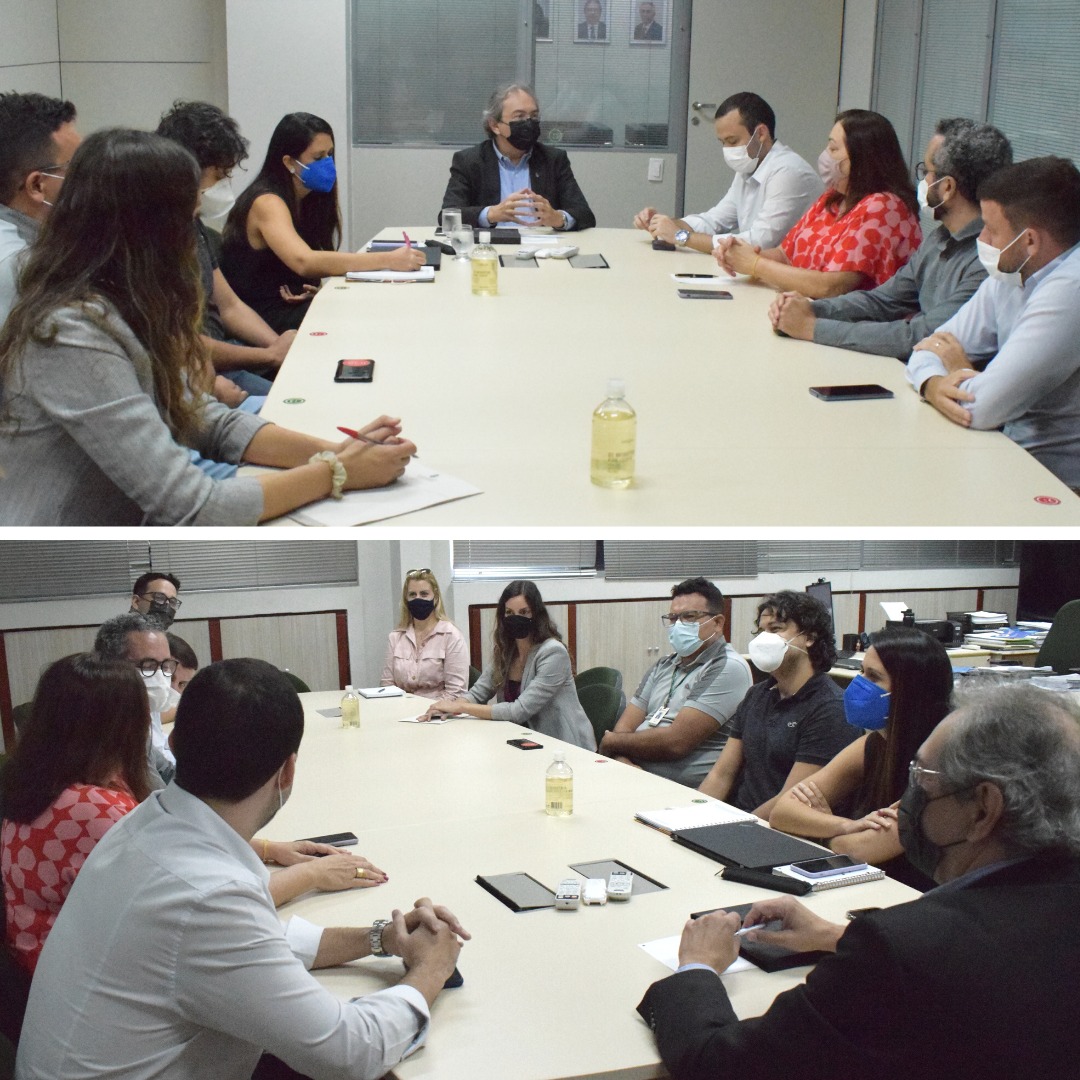 CGE recebe visita de representes da Ouvidoria da  Assembleia Legislativa do Estado do Ceará