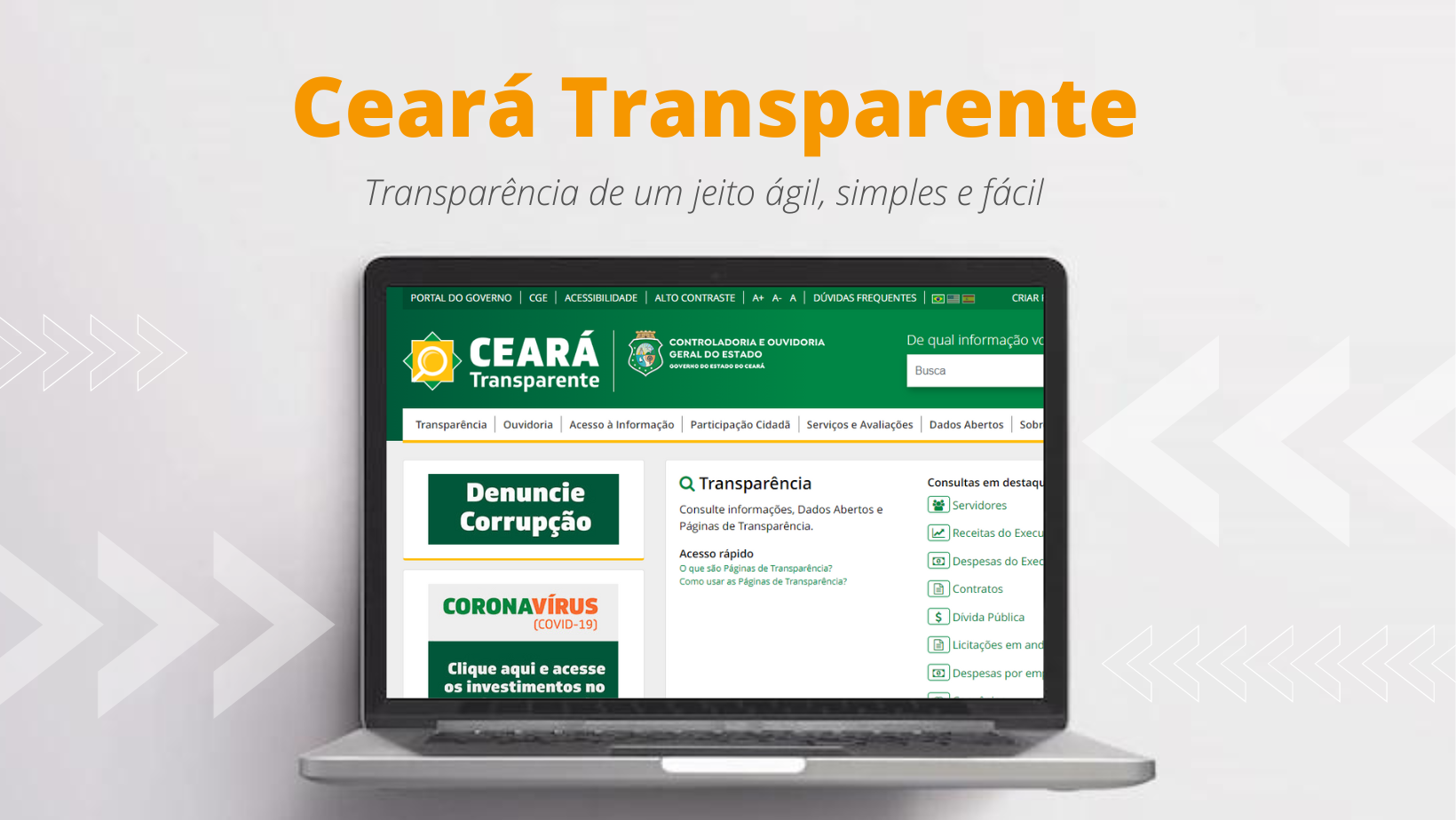 Ceará Transparente registra mais de 859 mil acessos em maio