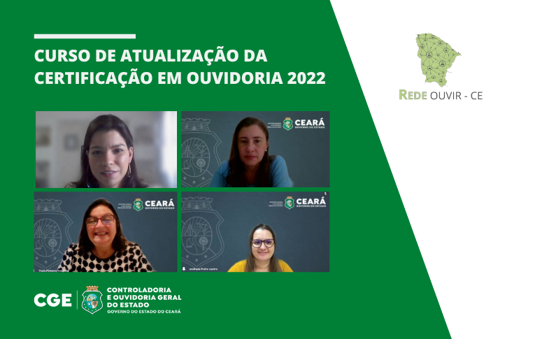 CGE encerra Curso de Atualização da Certificação em Ouvidoria 2022