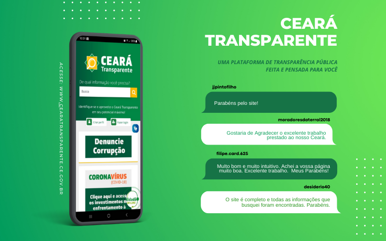 Ceará Transparente registra 194 mil acessos no último mês de maio