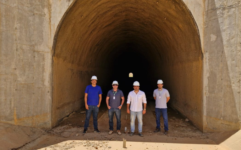 CGE realiza visita técnica à obra do Cinturão das Águas