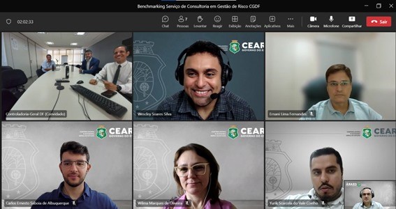 CGE Ceará se reúne com Controladoria-Geral do Distrito Federal para conhecer experiência do órgão em consultoria de gestão de risco