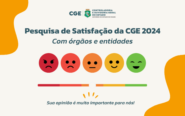 CGE realiza Pesquisa de Satisfação 2024