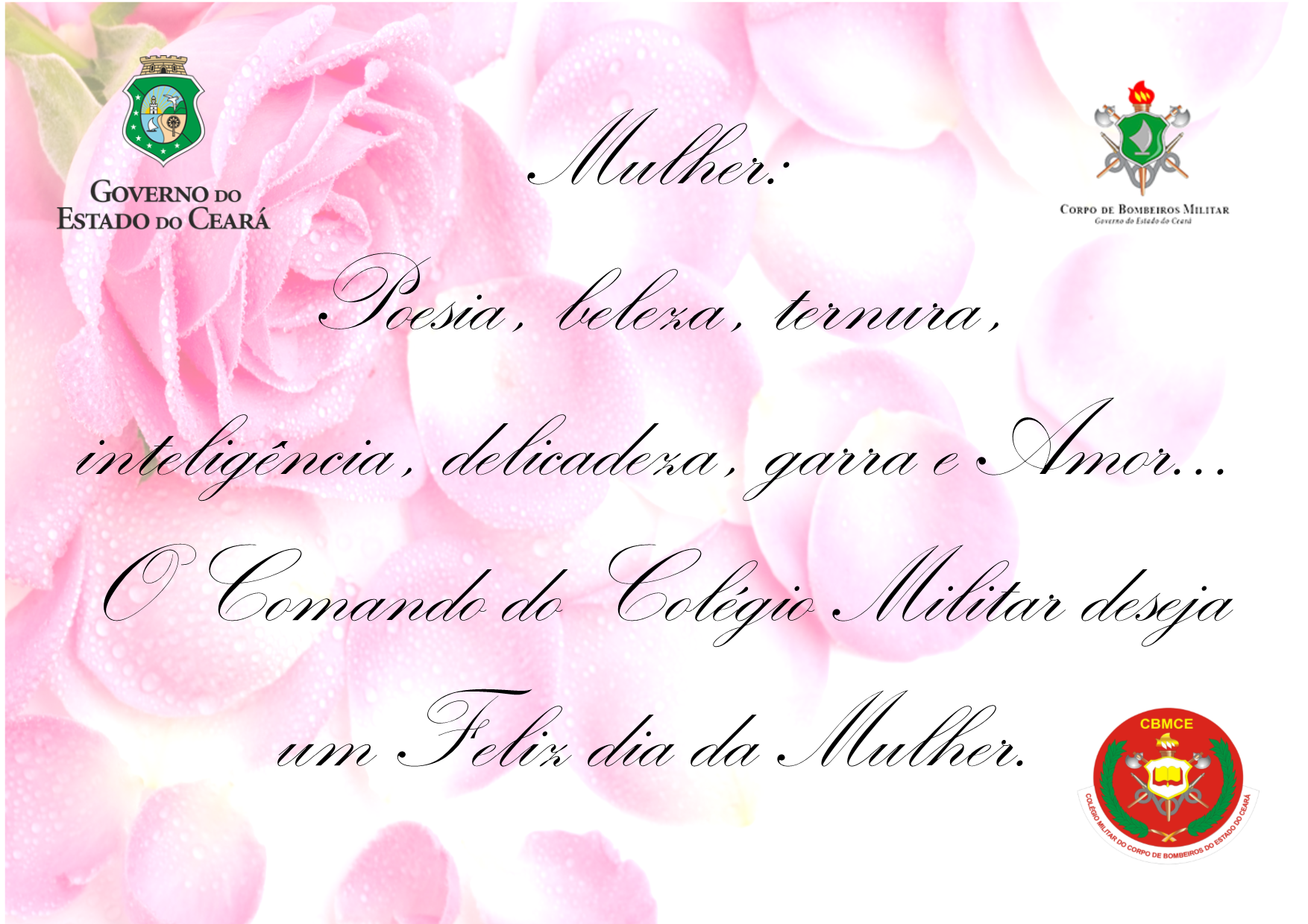 Feliz Dia da Mulher