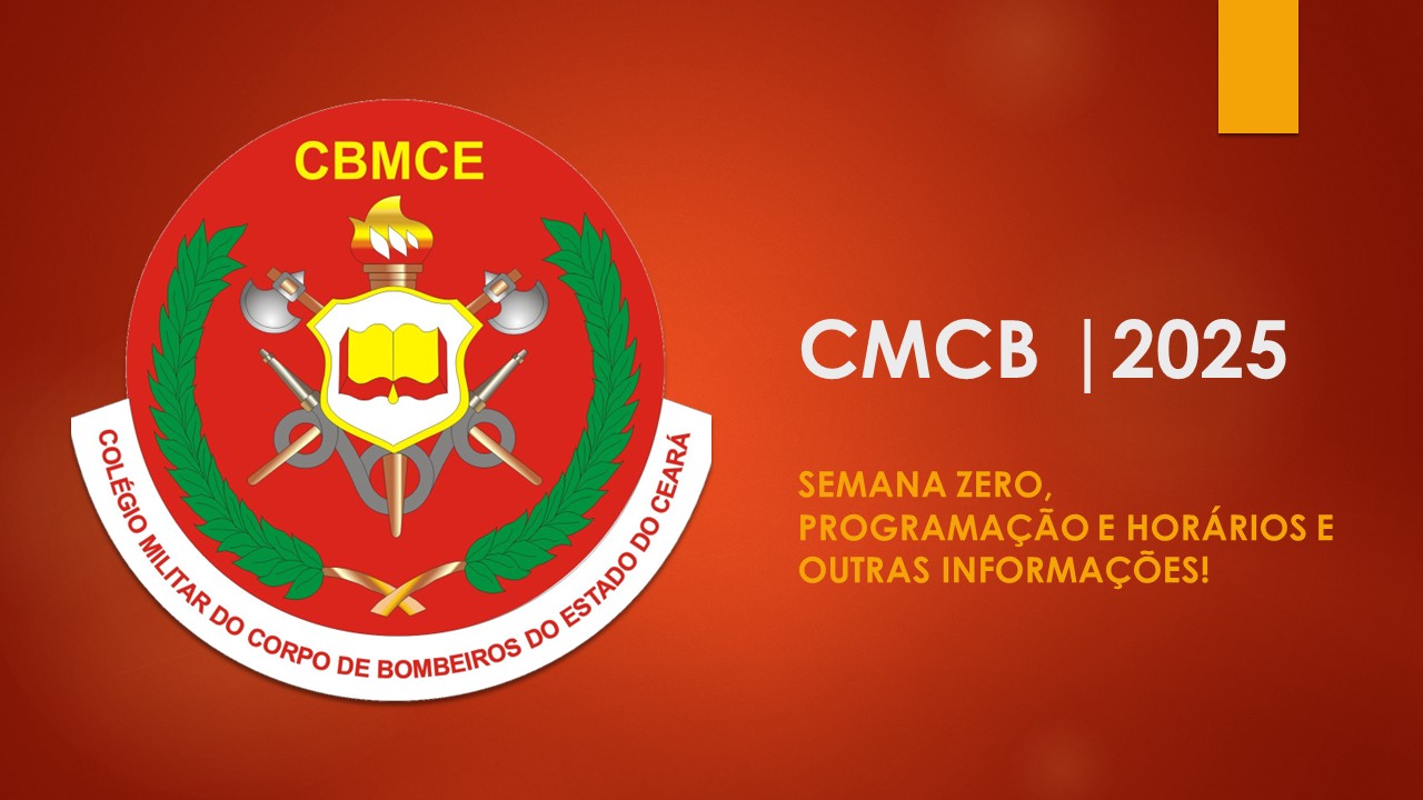 Colégio dos Bombeiros divulga programação da semana zero