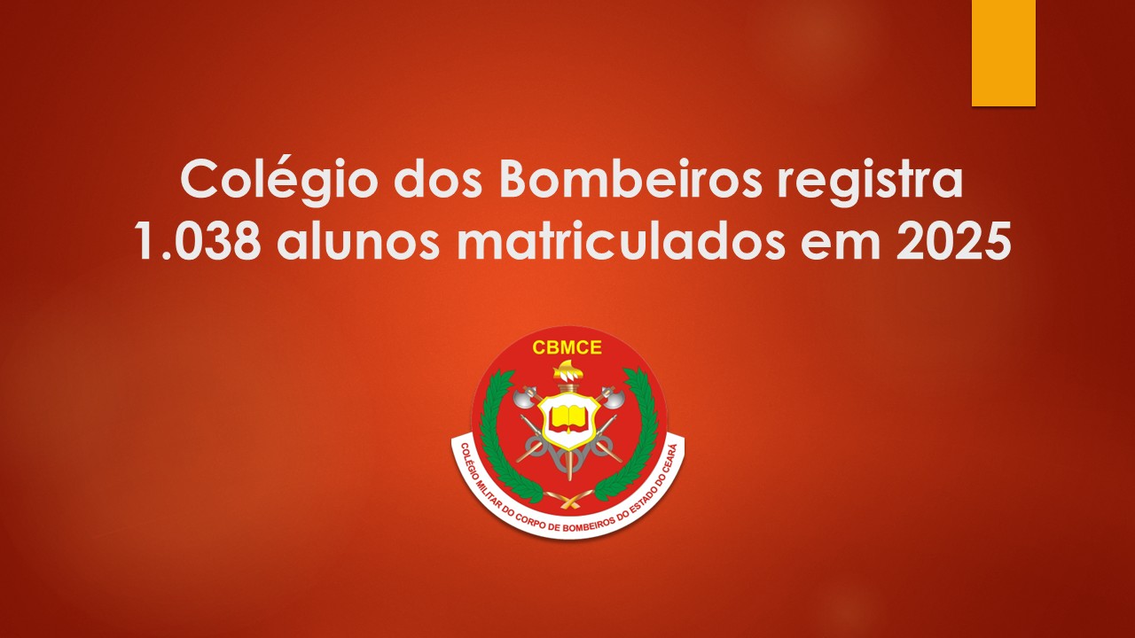 Colégio dos Bombeiros registra 1.038 alunos matriculados em 2025