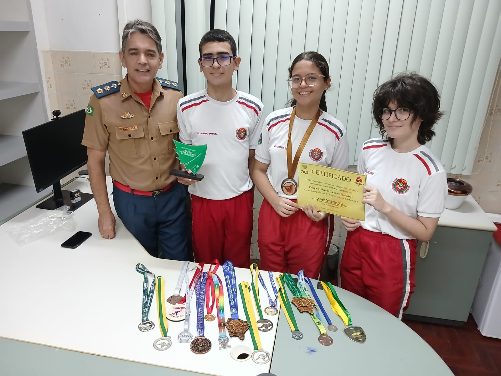 Colégio dos Bombeiros Conquista Ouro na Olimpíada Cearense de Informática