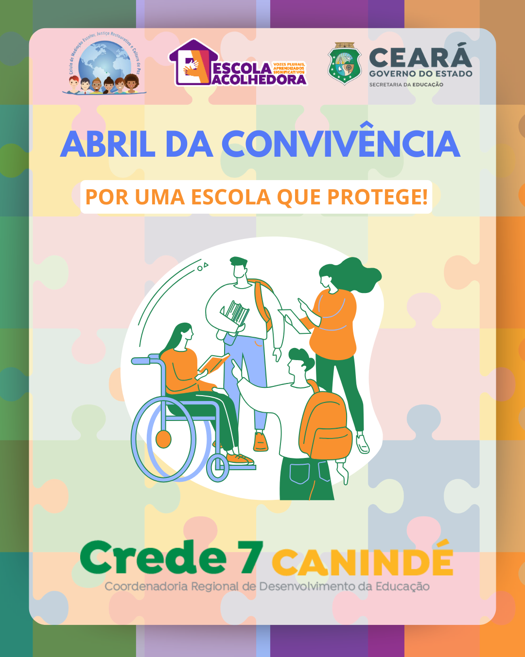 Crede 7 lança livreto com informações do Abril da Convivência