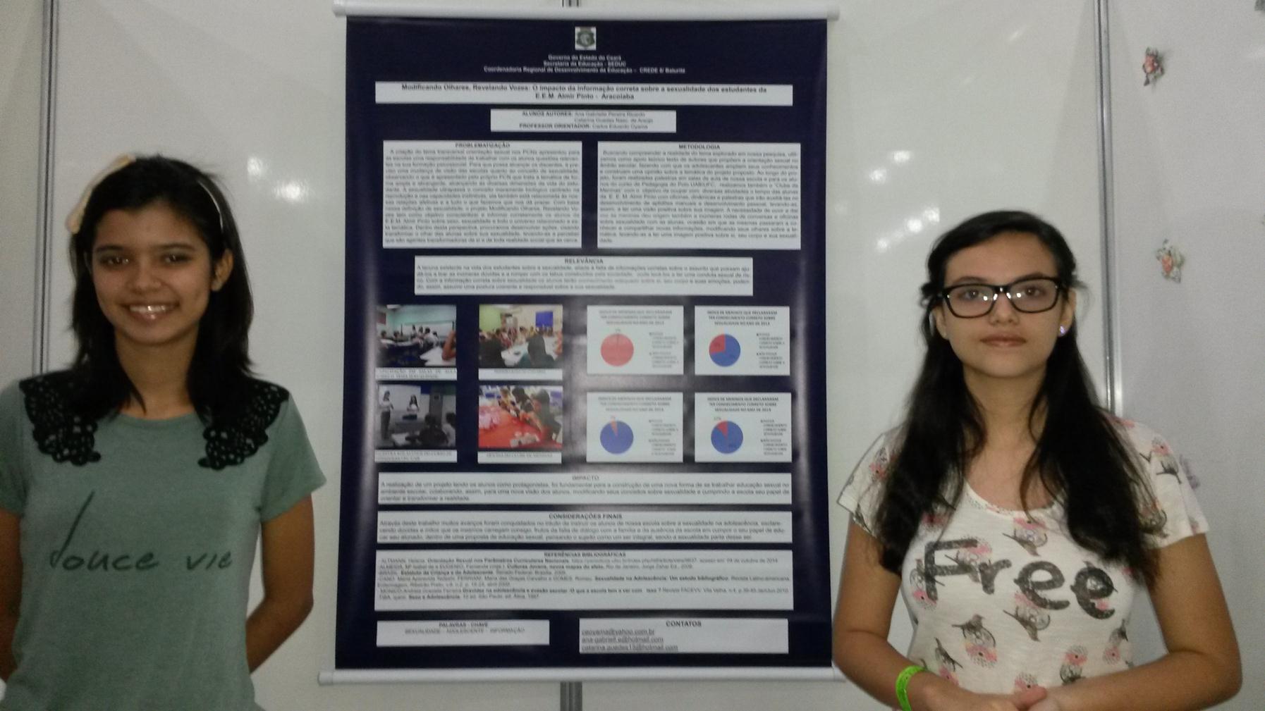 Escola da CREDE 8 tem trabalhos selecionados na VIII Feira Estadual de Ciências e Cultura