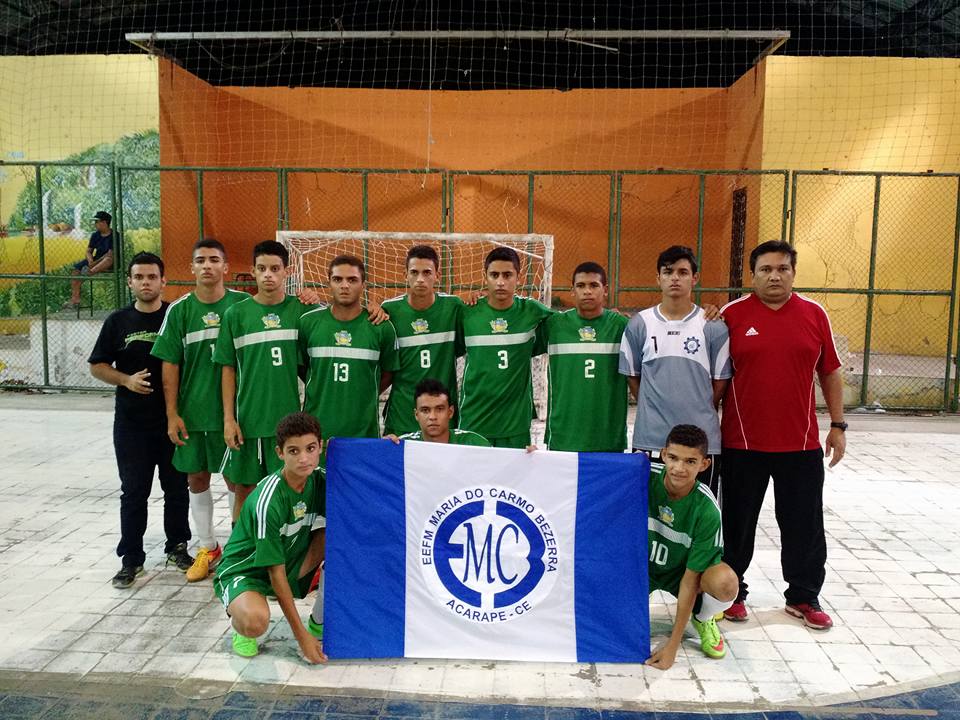 A Escola de Ensino Médio Maria do Carmo Bezerra nos Jogos Escolares da Juventude Edição 2015