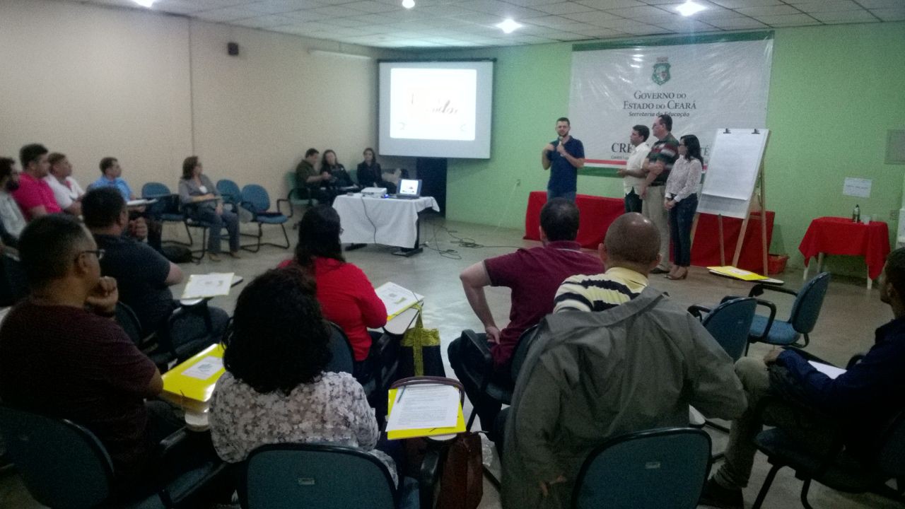 Seminário com os docentes da EEEP Giselda Teixeira de Palmácia – CE