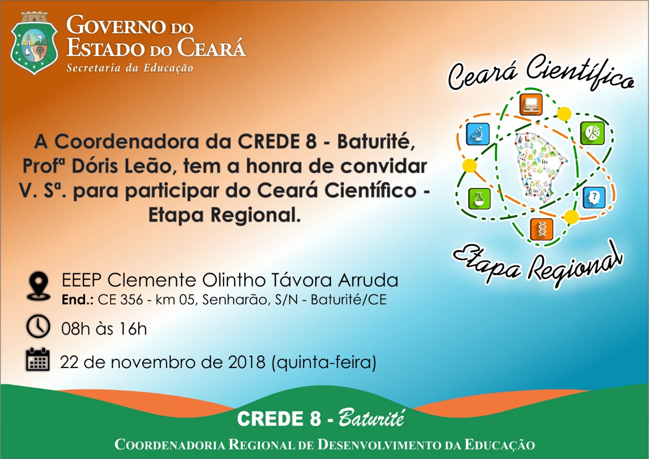 Ceará Científico – Etapa Regional